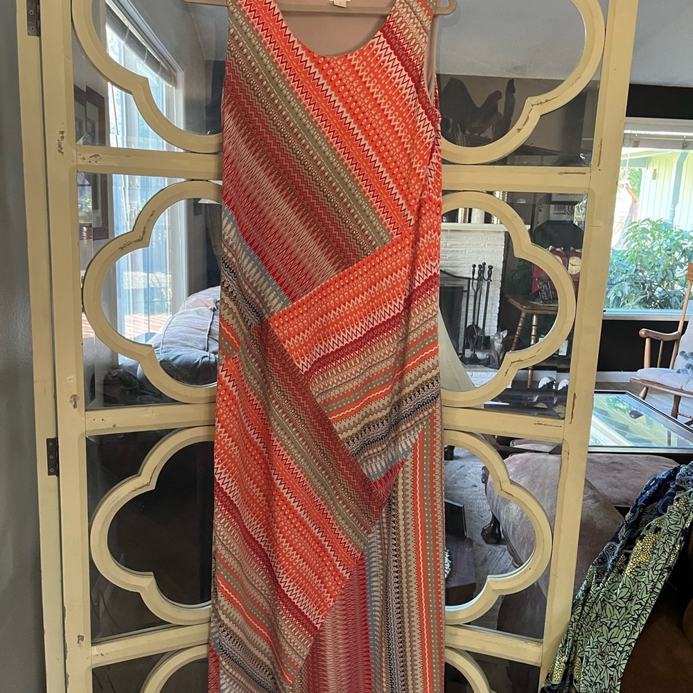 Size 1 Chico Brand sleeveless maxi dress